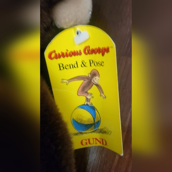 Curious George Bend and Pose by Gund Vintage y2k - Picture 4 of 8